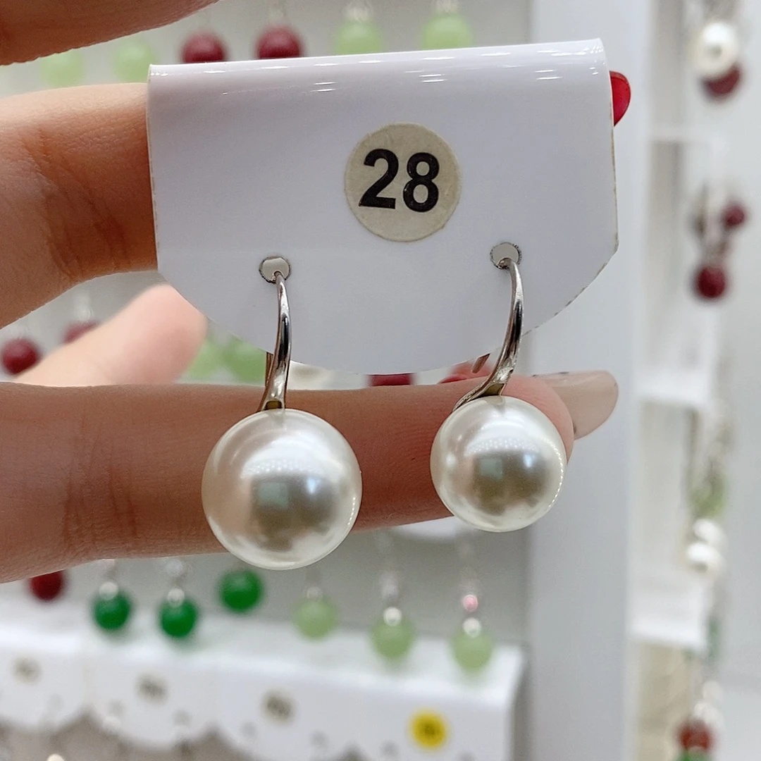 非金属925银12珍珠白