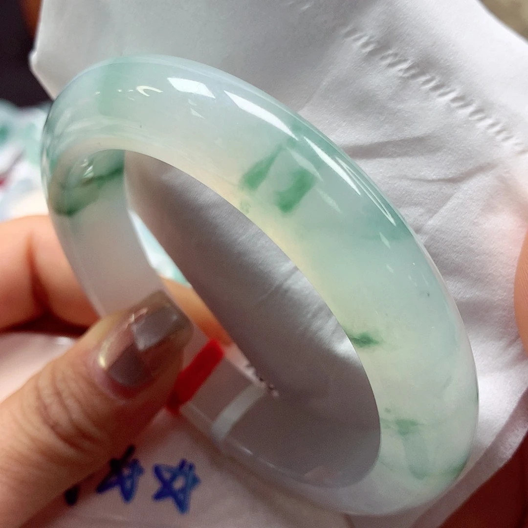 翡翠手镯未镶嵌56正41号88