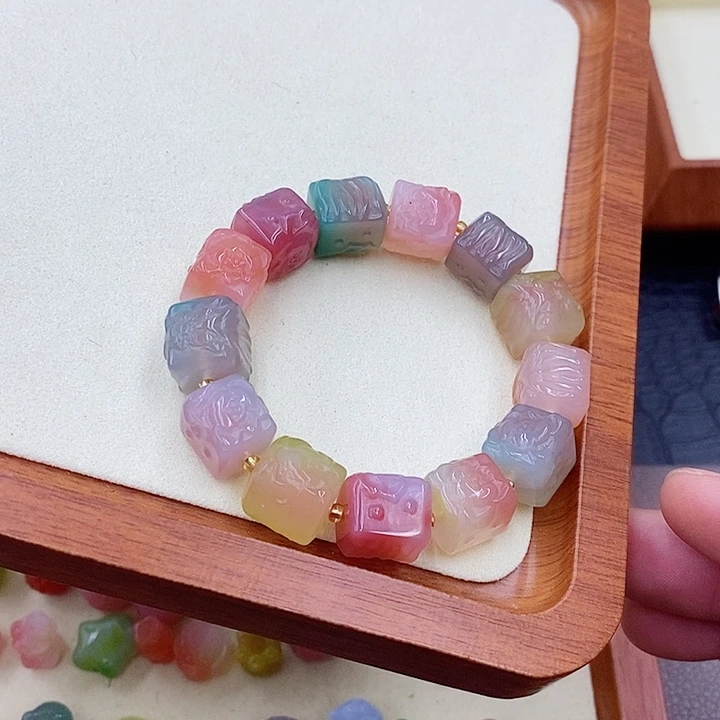 玛瑙未镶嵌手饰手串013