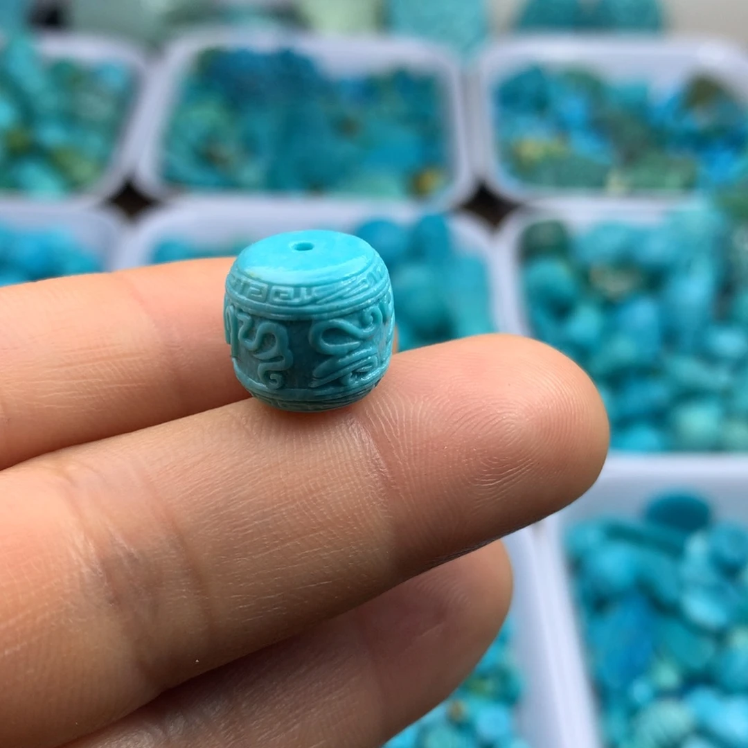 绿松石未镶嵌吊坠(不含链)12.5×11