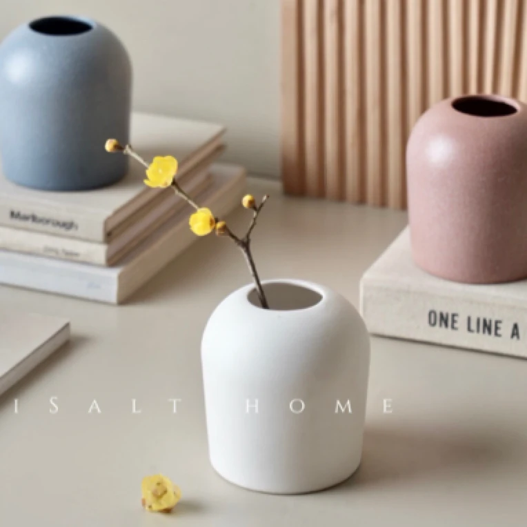家用！北欧ins风水培插花陶瓷花器简约设计民宿桌面摆件网红可爱