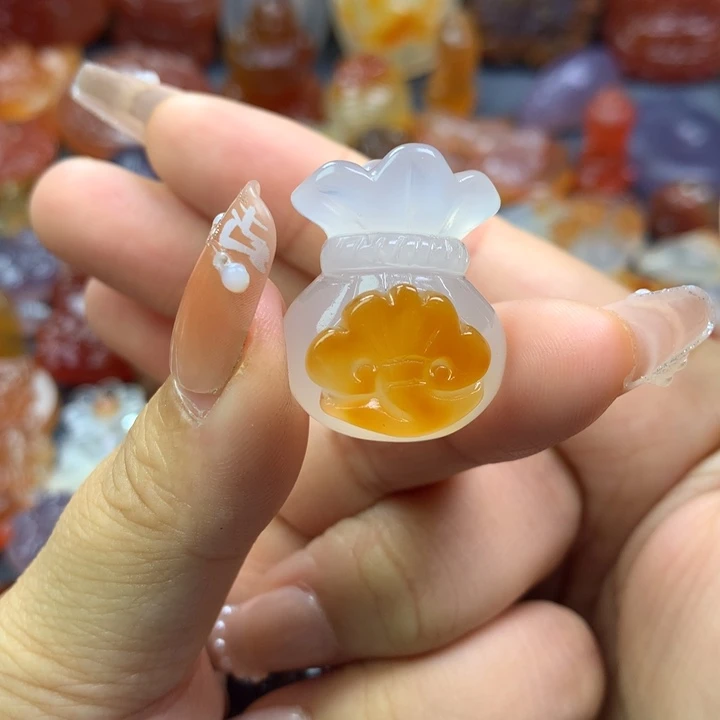 玛瑙/玉髓颈饰未镶嵌大*