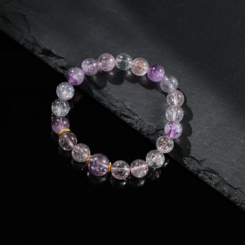 天然水晶仙女款超七水晶手串