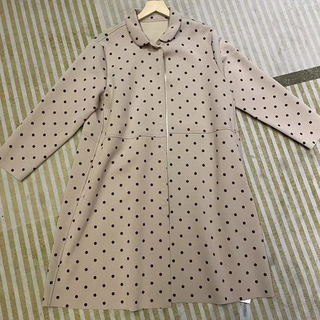 春季波点中长款连衣裙【6110】