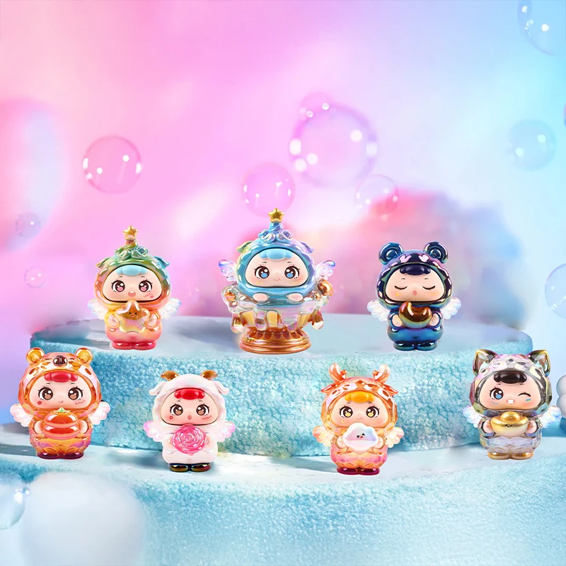 【单拆】天使派对卡通树脂公仔桌面小摆件diy小饰品