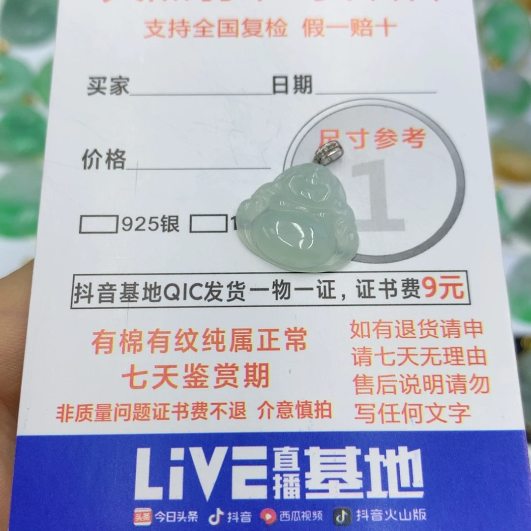 翡翠颈饰未镶嵌翡翠