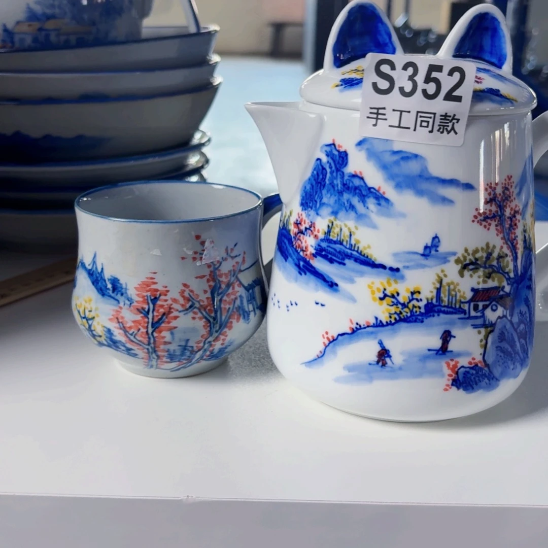 摆件景德镇老陶泥瓷器