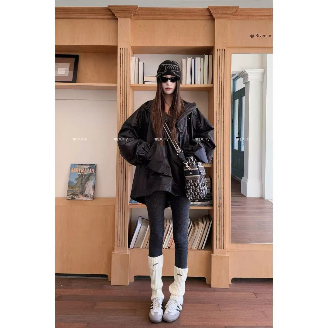 PCNY「玄衣隐雾」不理理秋季新款小众女装户外韩版连帽潮流休闲夹克