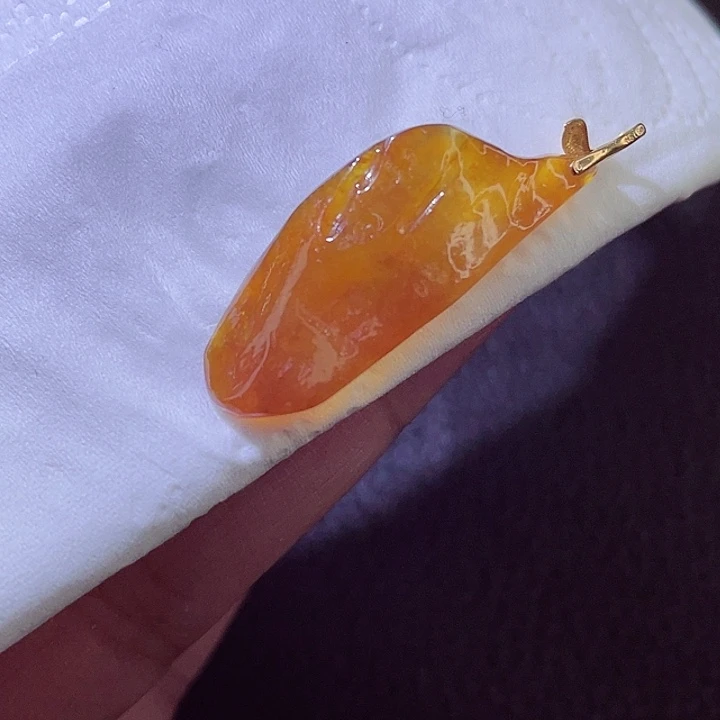 颈饰18K金镶嵌翡翠翡翠