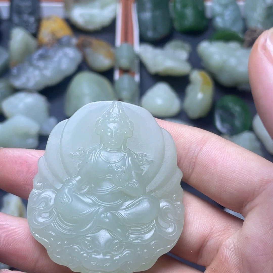 吊坠(不含链)未镶嵌和田玉