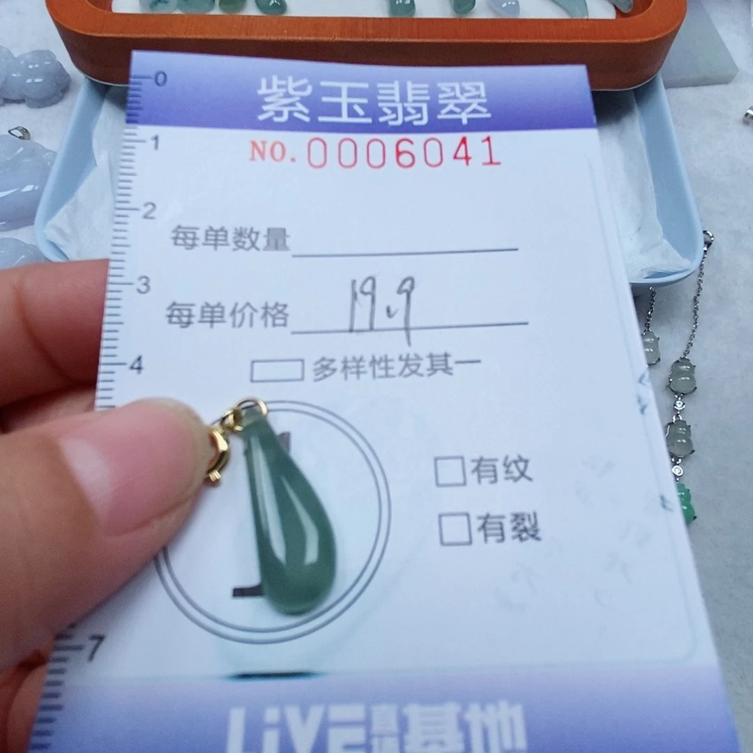 颈饰未镶嵌翡翠冰透随行