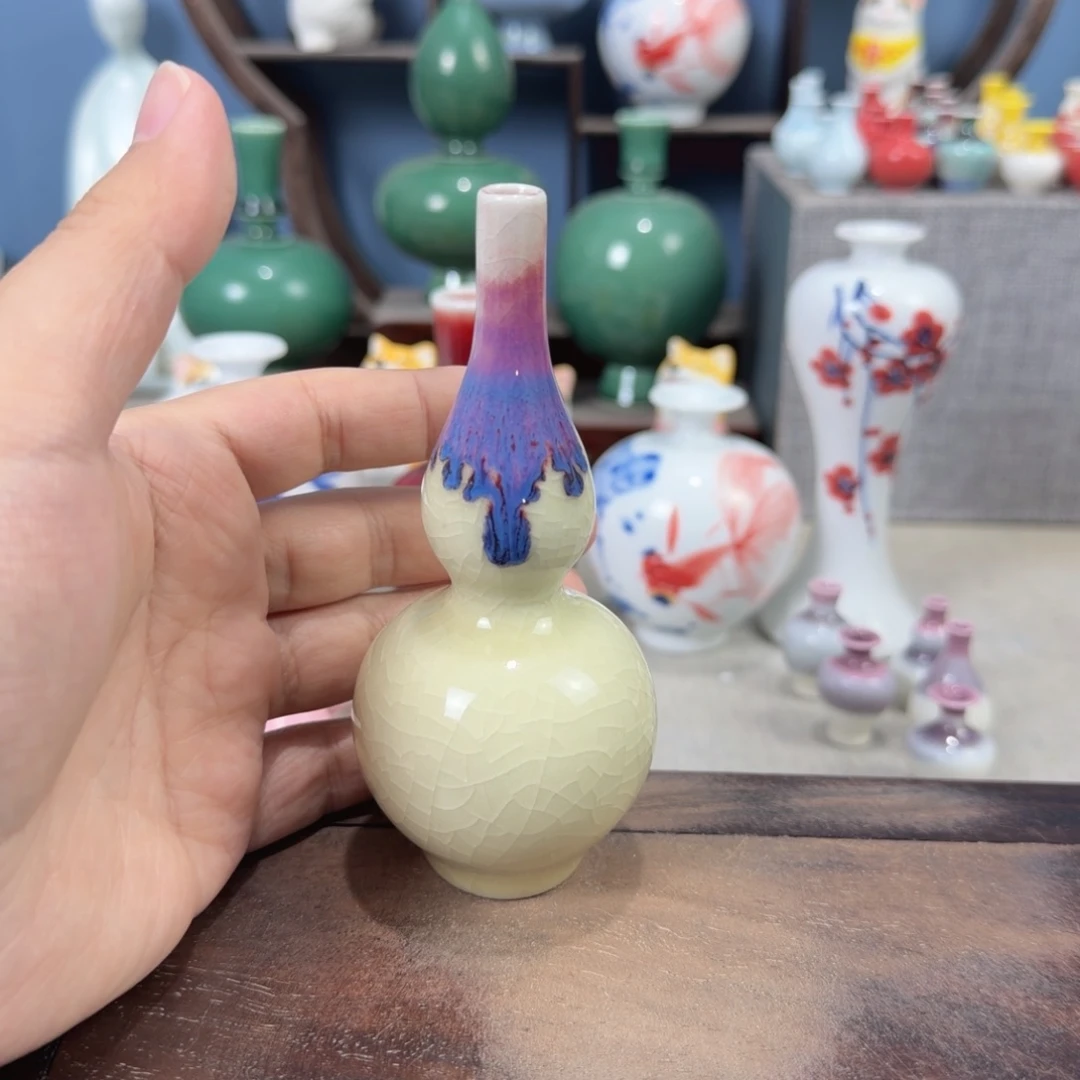 陶瓷手工小花器摆件