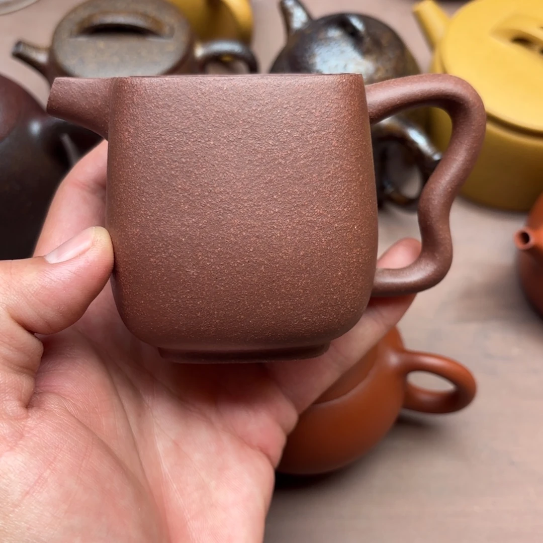 紫砂茶壶半手工公道杯容量约200毫升