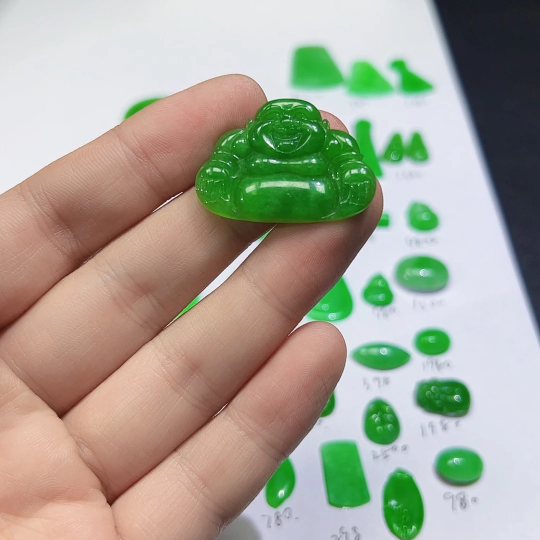 裸石翡翠天然缅甸A货翡翠