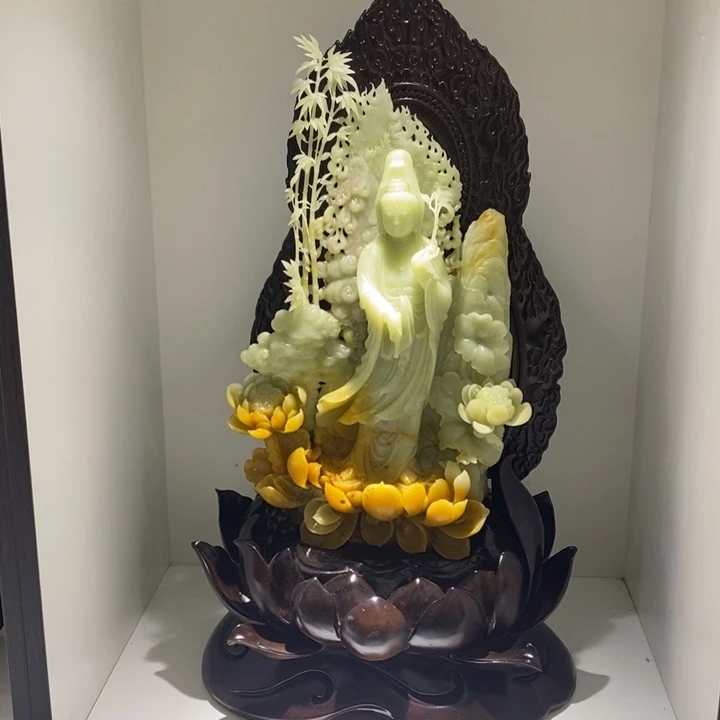 未镶嵌蛇纹石玉（覆膜）珠宝奇石