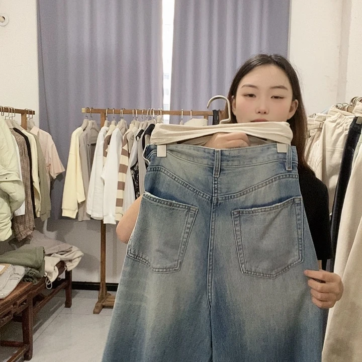 2460 L码 牛仔裤长裤