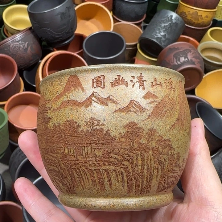 茶杯紫砂全手工紫砂