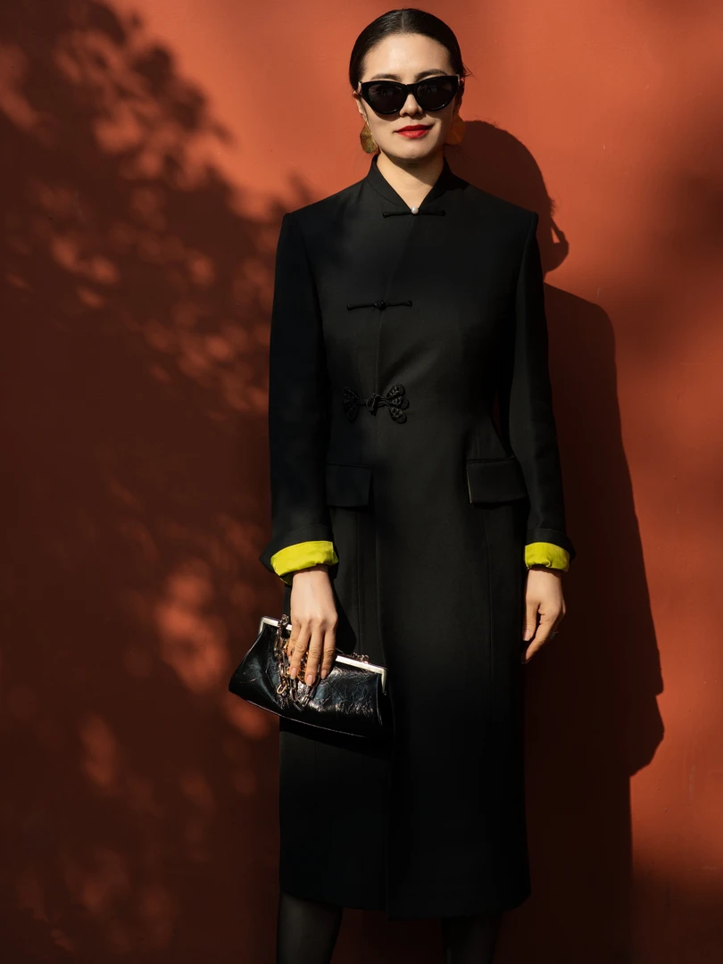 【张羽推荐】ELVIS.CHEUNG开运新中式精纺羊毛郁金香长西装