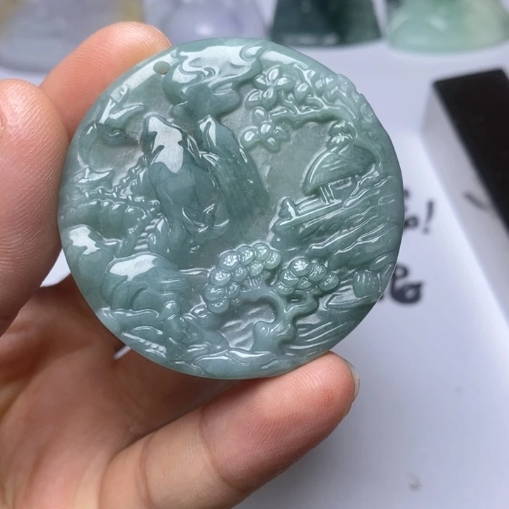 颈饰未镶嵌翡翠翡翠