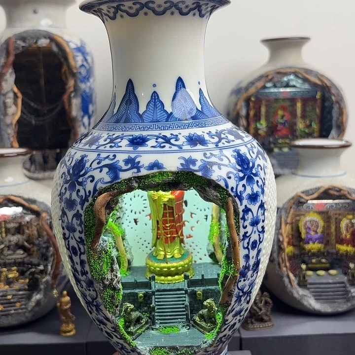 地藏王菩萨景观摆件