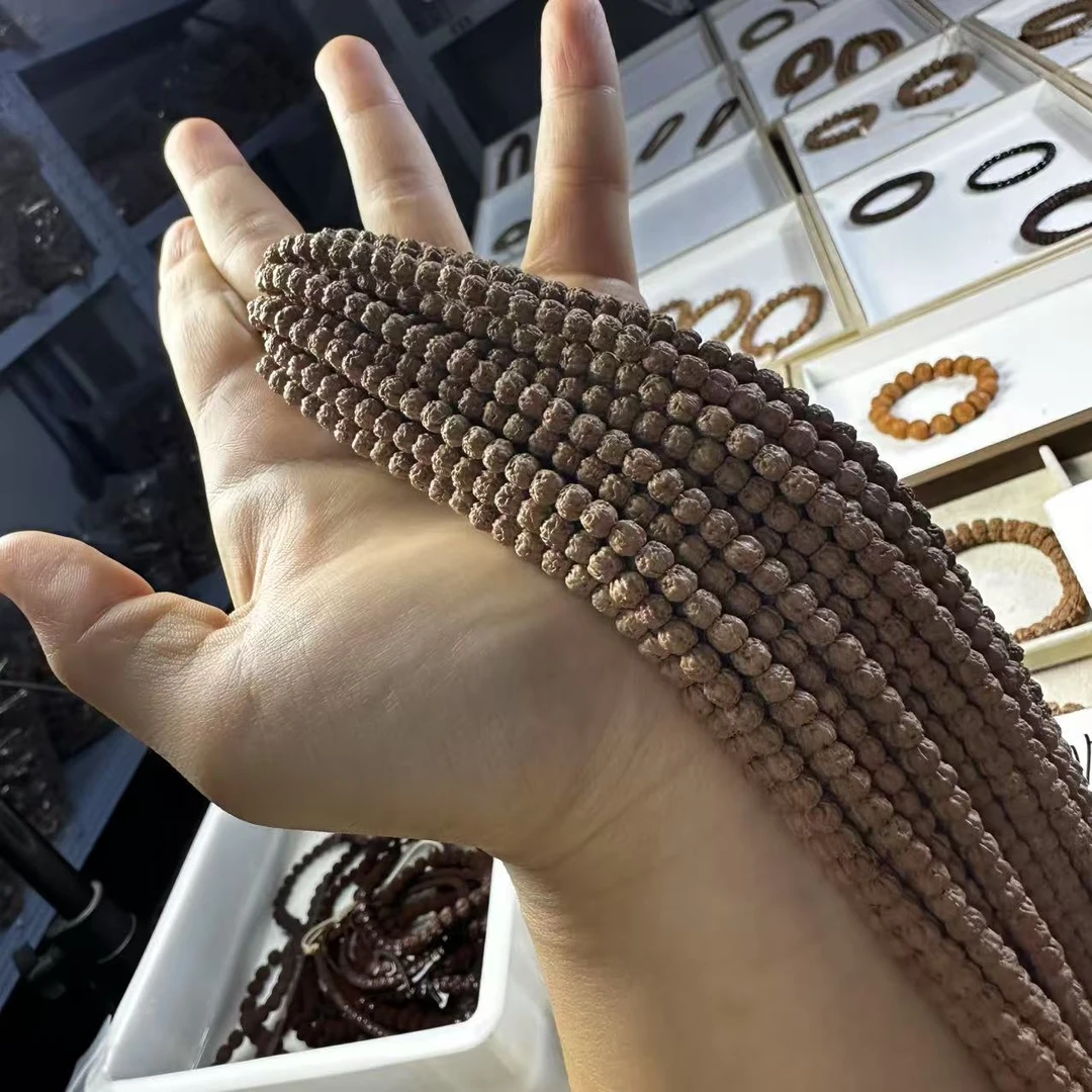 原桩佛手长串金刚菩提礼盒发货带配饰