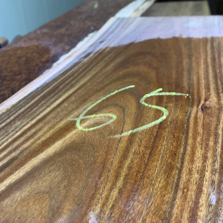 木绿檀板子五斤重的