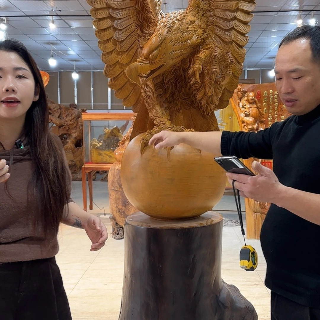 贵***馆木工艺品摆件包邮