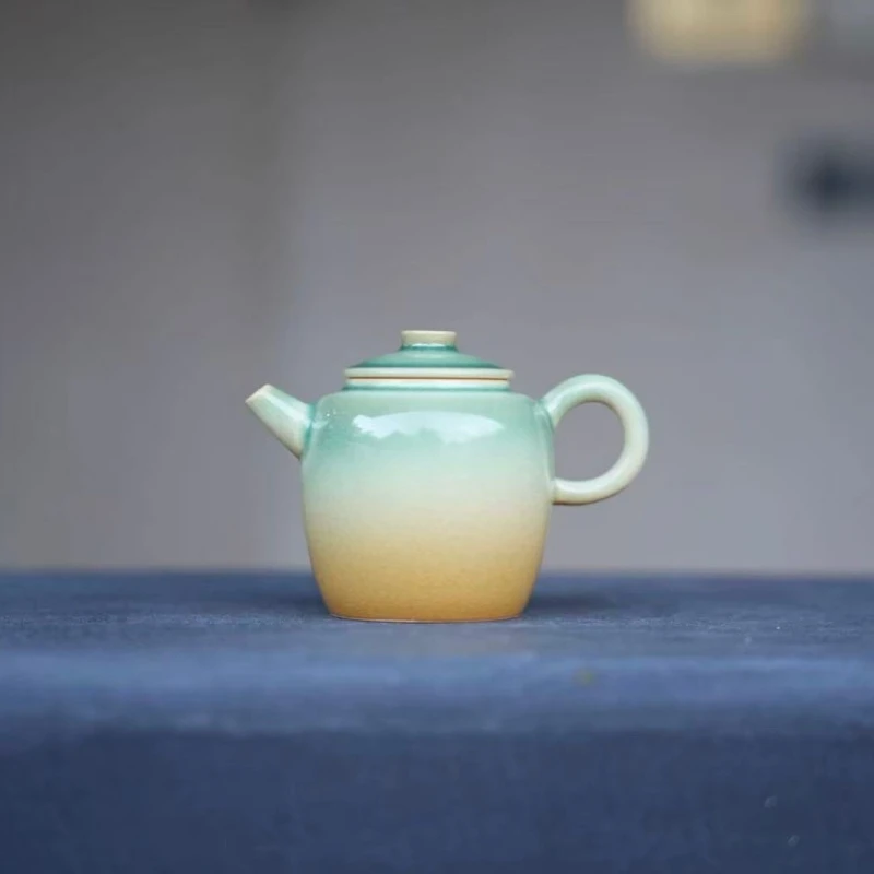 【慕白茶集】碧落流金苏打釉停云小品壶（W0629）