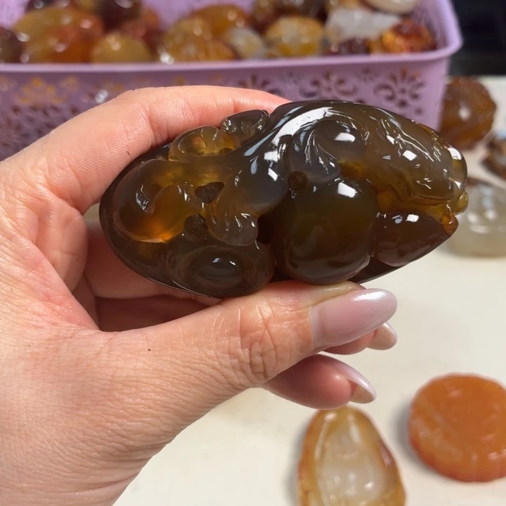 未镶嵌吊坠(不含链)玛瑙/玉髓