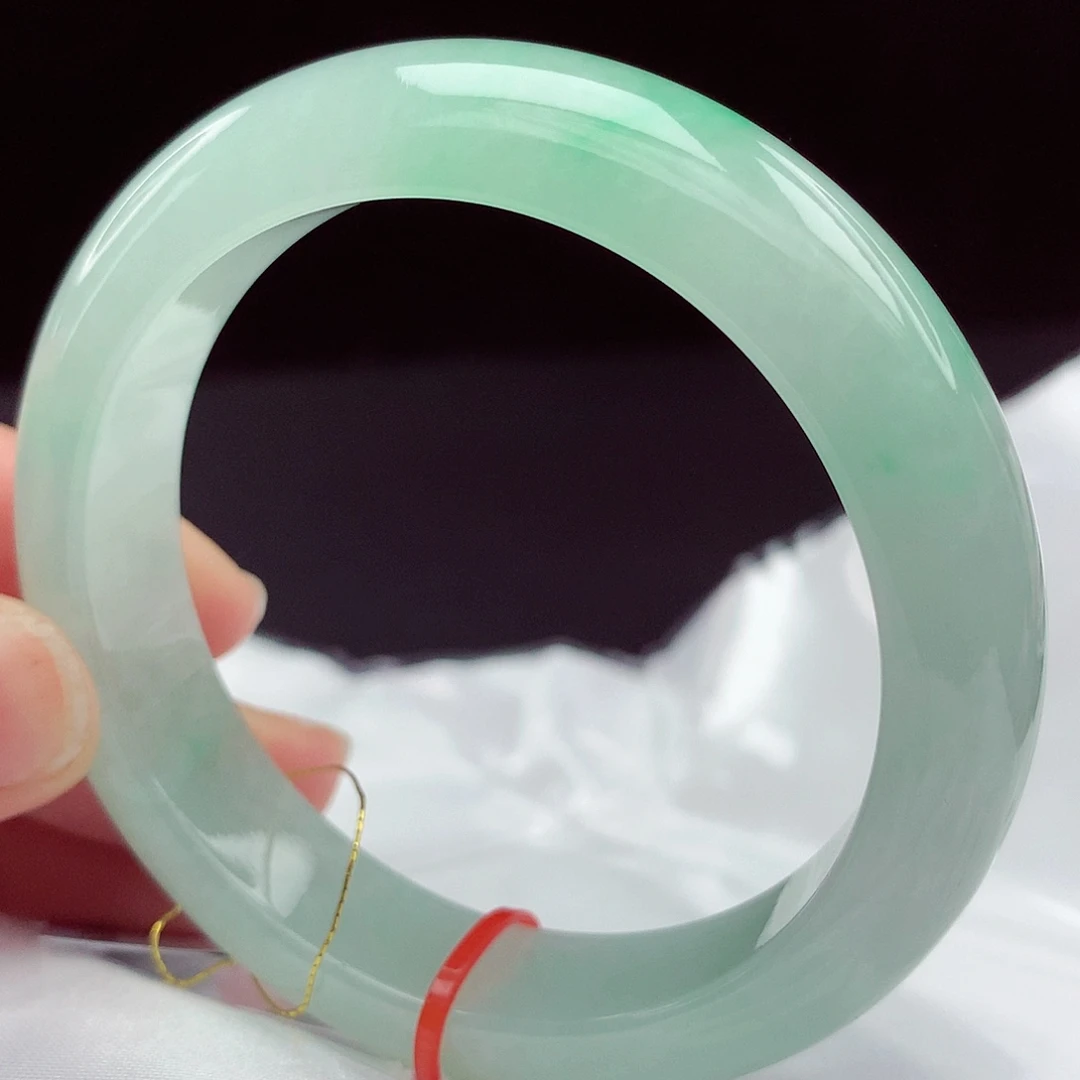 翡翠未镶嵌手镯55圈886