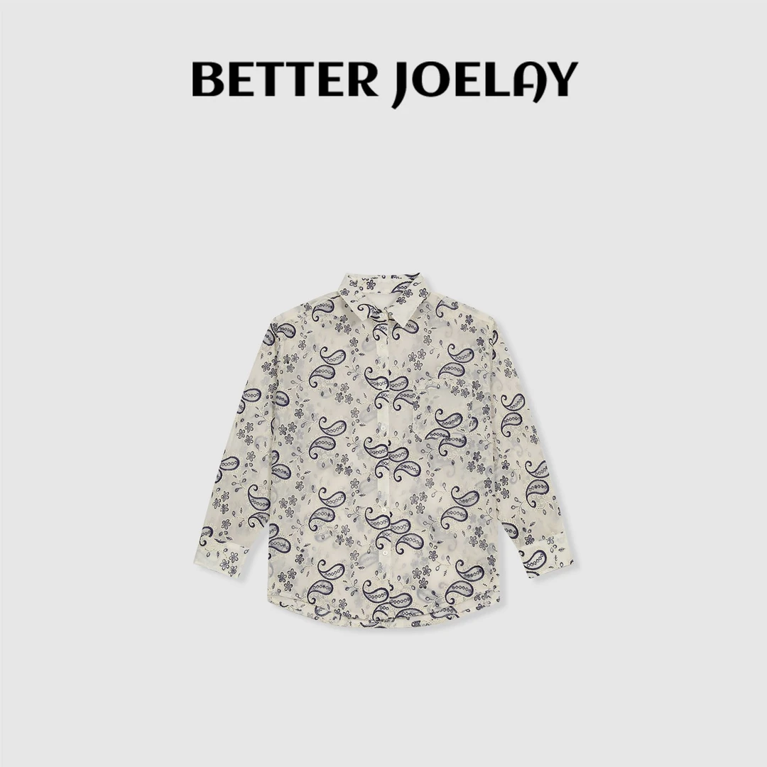 BETTER JOELAY -【翩翩逸裳】百搭衬衫宽松时尚潮流休闲风Z0749
