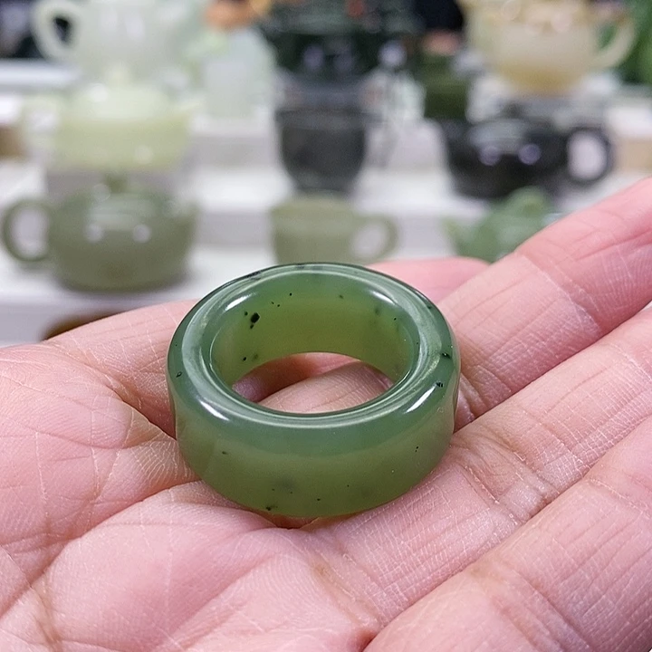未镶嵌和田玉挂件火*扳指