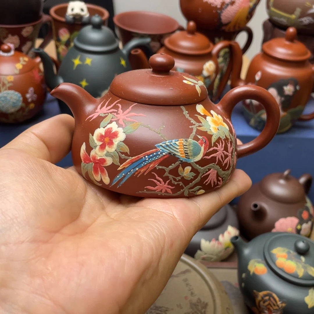 茶杯紫泥紫砂茶壶160cc