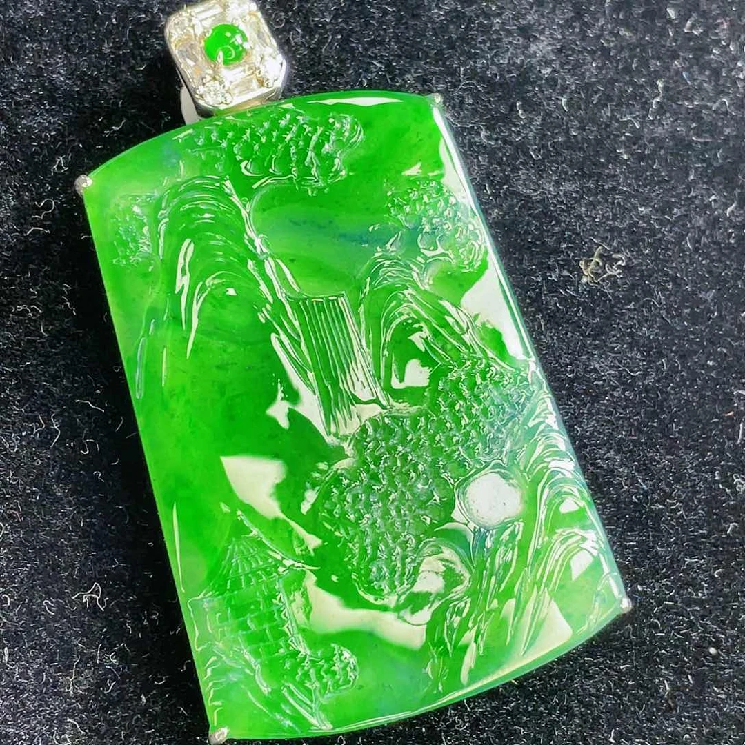 翡翠吊坠(不含链)未镶嵌