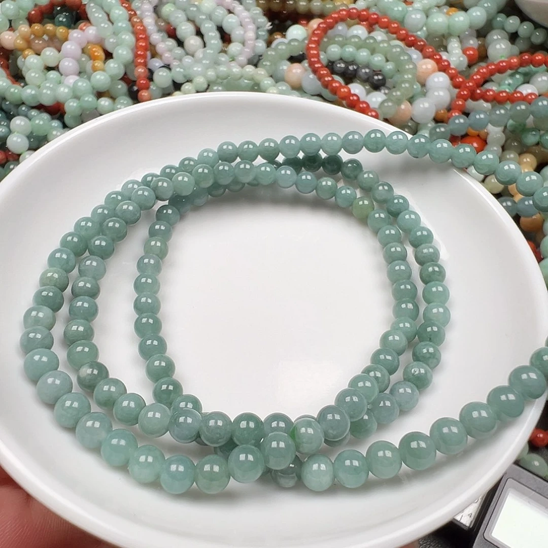 翡翠手链未镶嵌?***光货主老华