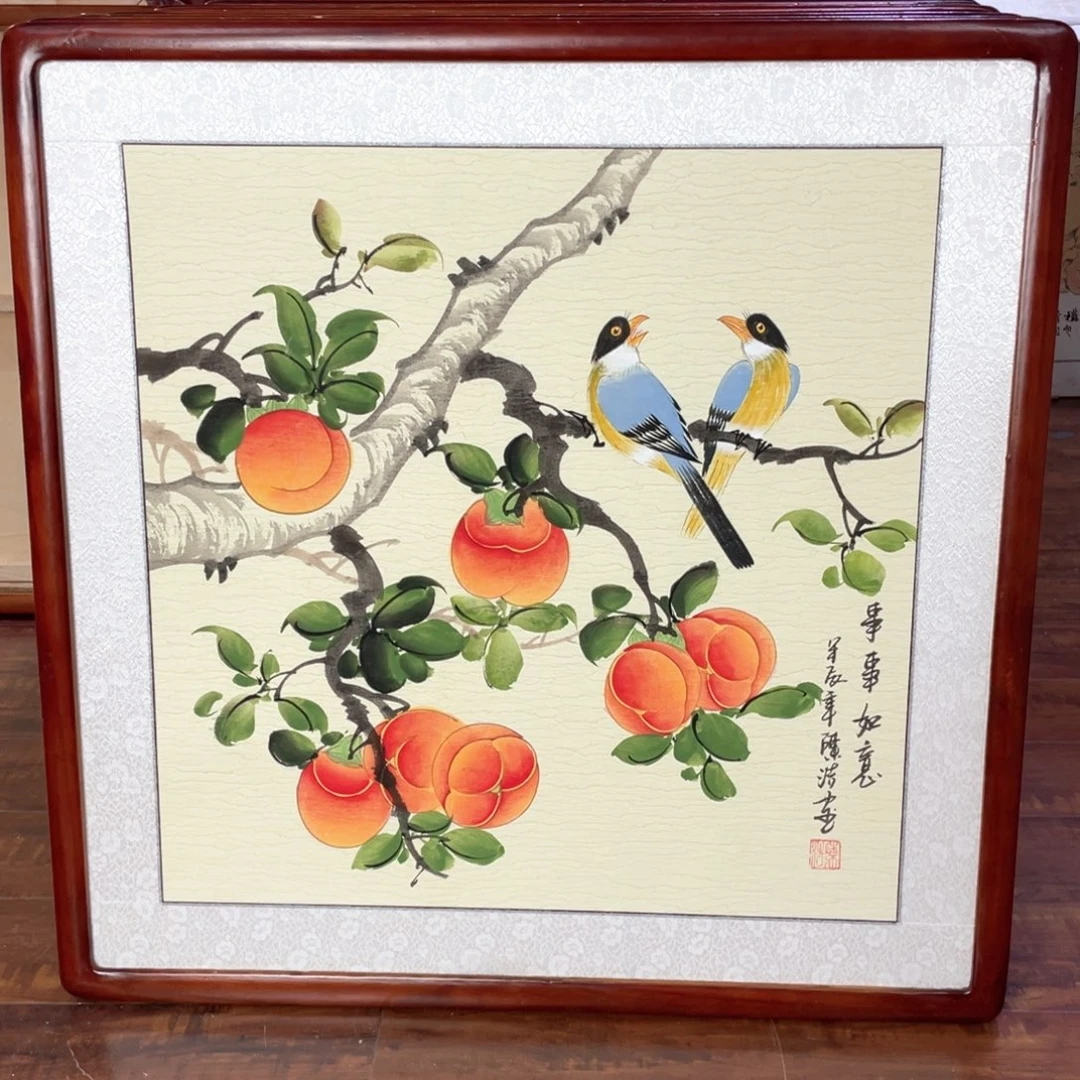 国画带框尺寸63*63厘米