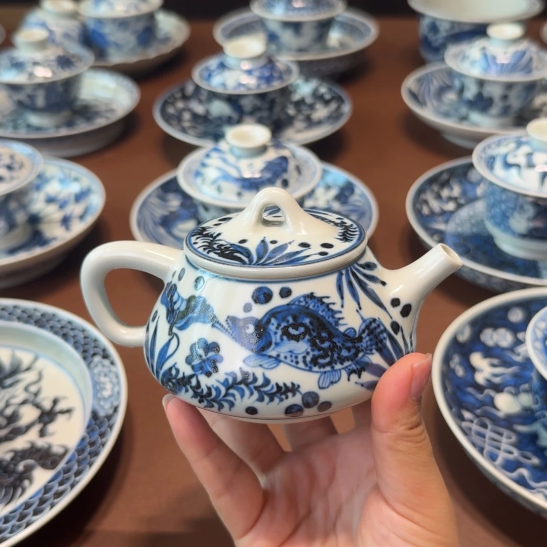 手工手绘茶具茶壶