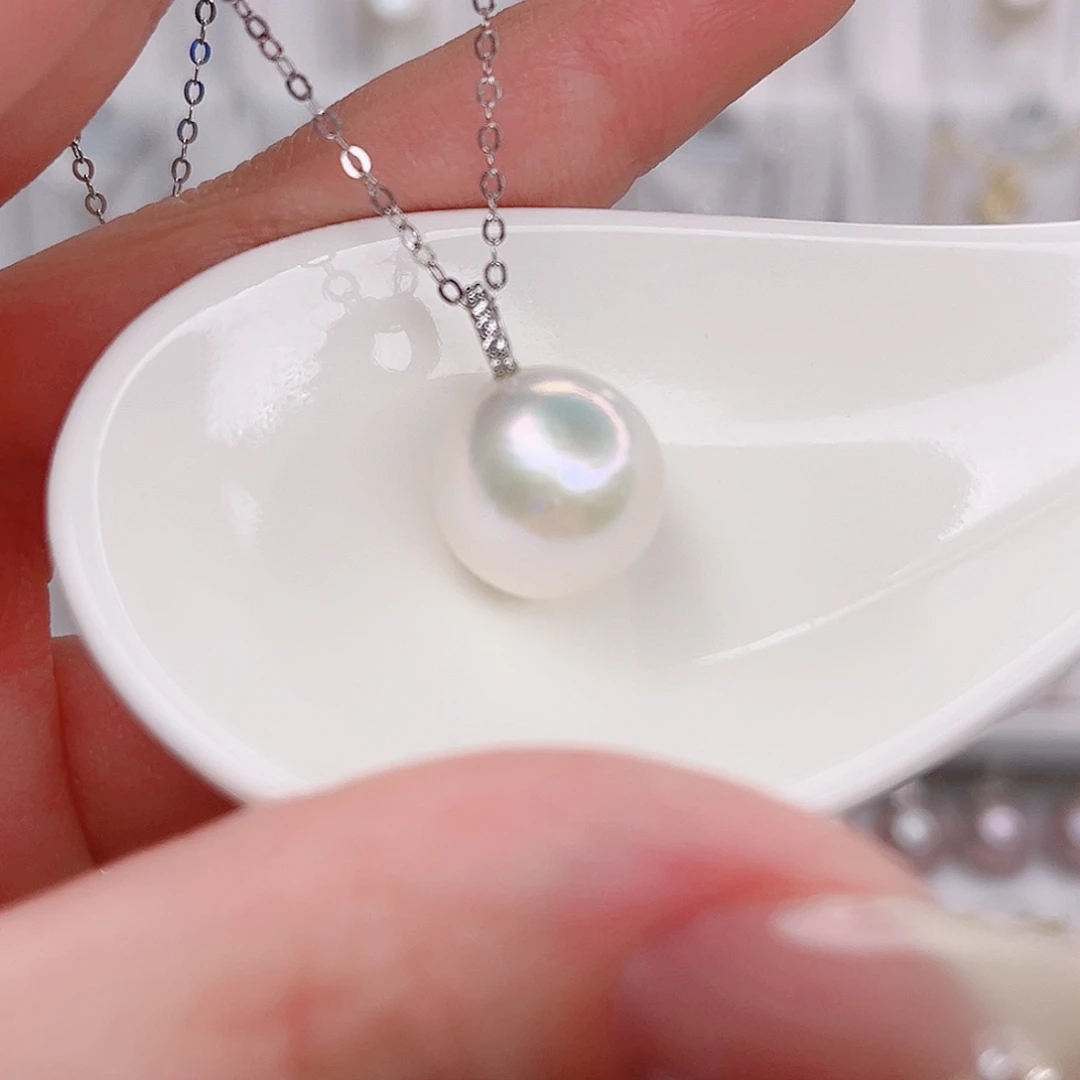 淡水珍珠未镶嵌吊坠(赠链)