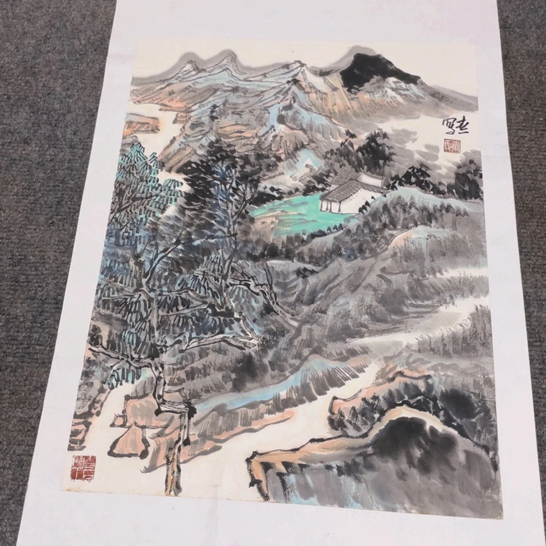 国画1.4平尺纯手绘国画作品