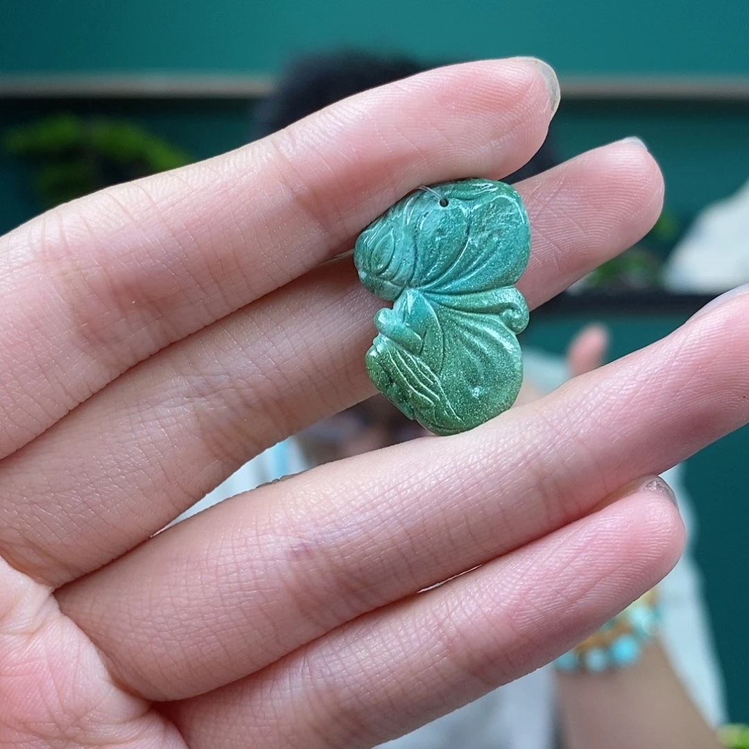 未镶嵌绿松石珠宝奇石