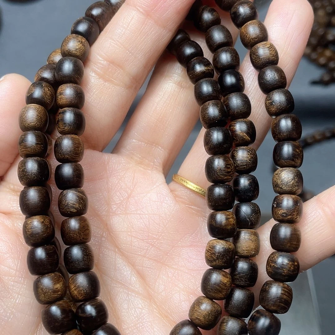 沉香手串快白棋瘤疤0.7