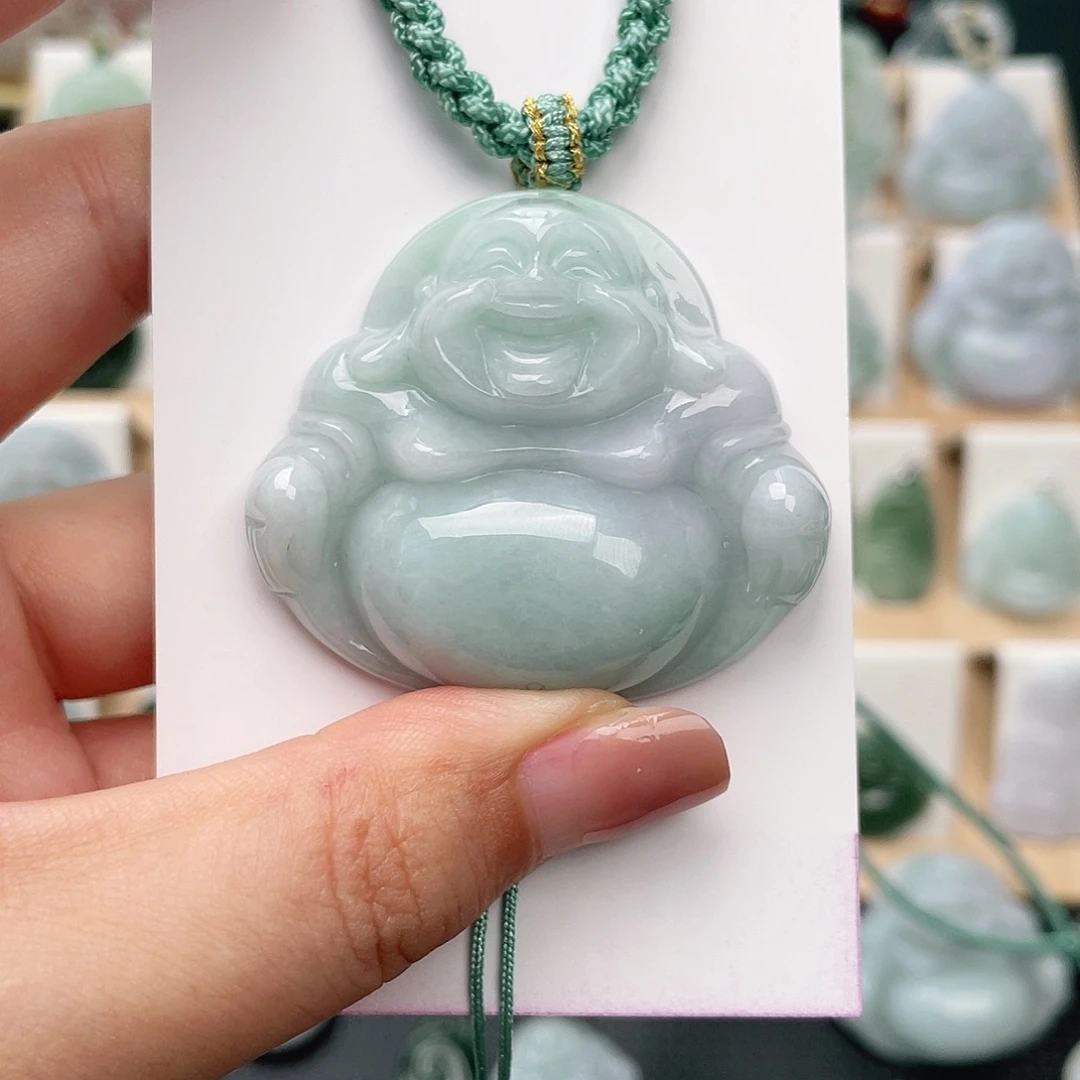 颈饰未镶嵌翡翠佛公