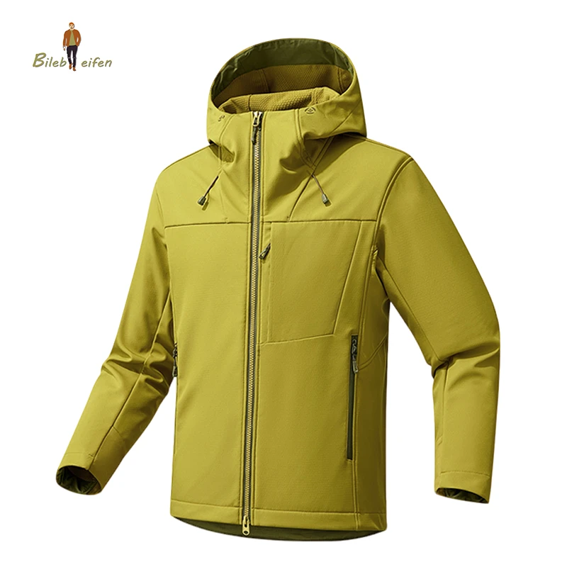 【三合一防风防水】比勒贝芬秋冬季情侣户外连帽外套远红外防水夹克