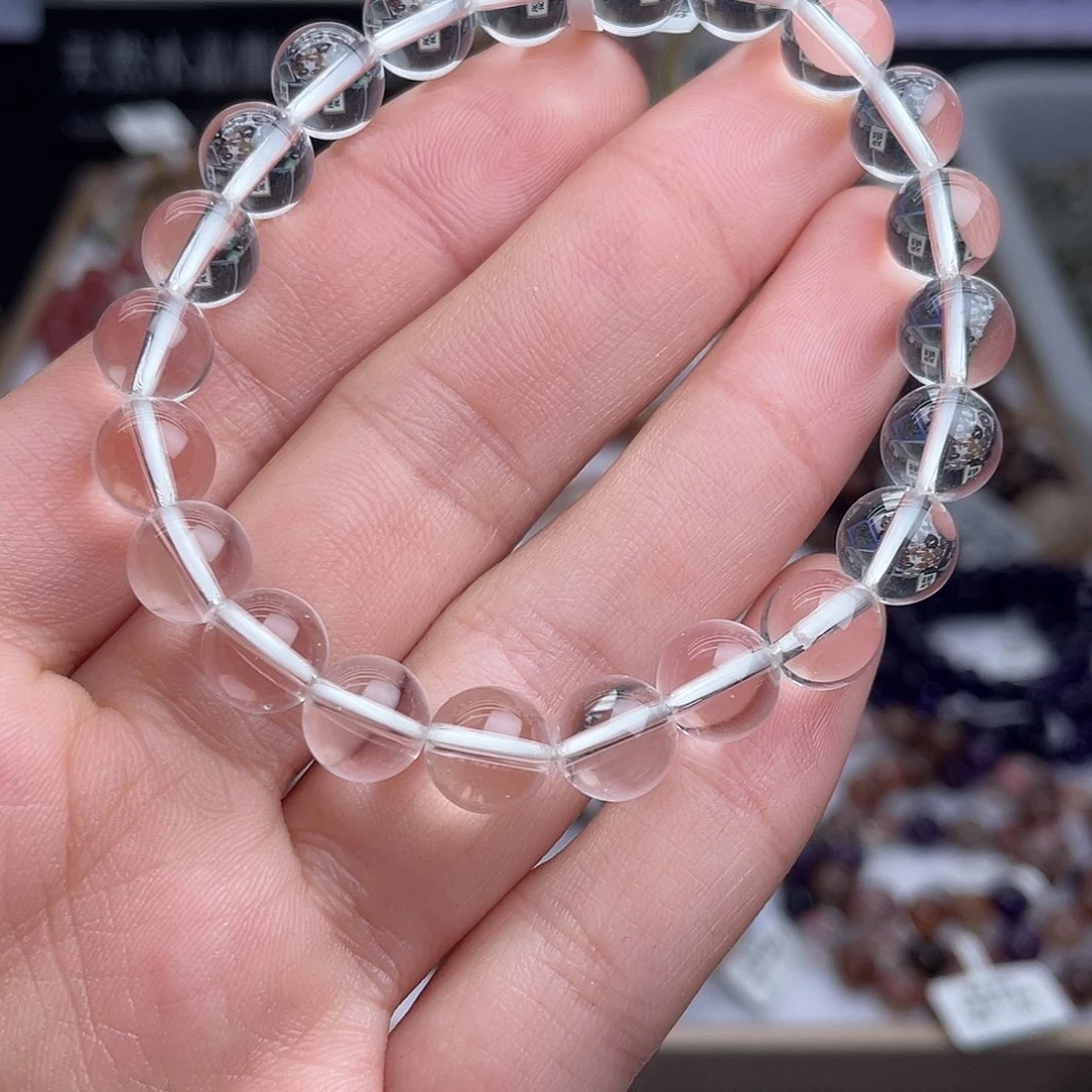 水晶手串未镶嵌天然