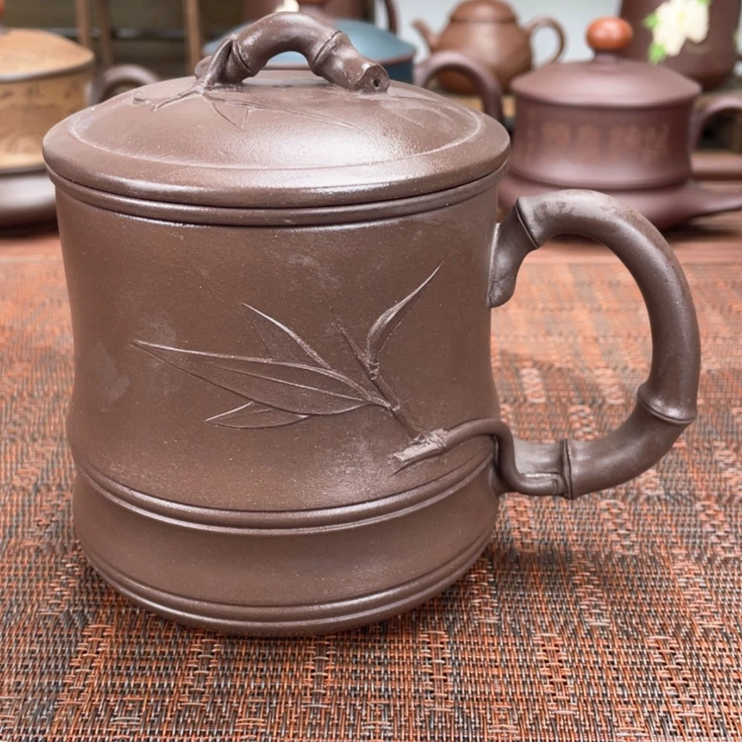 【闪购商品】紫砂茶杯宜兴原矿紫砂盖杯微瑕