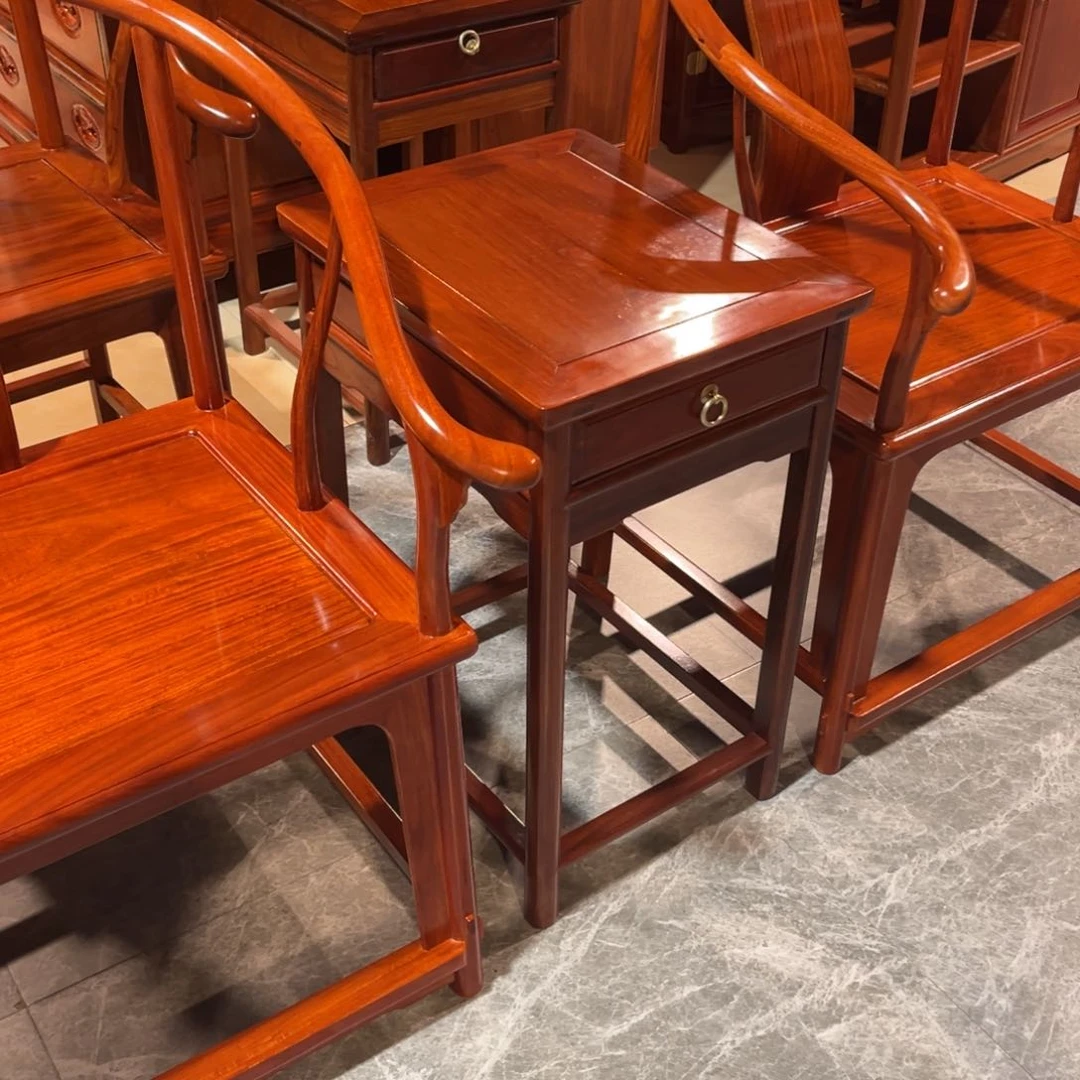右***苍花梨木类成套家具圈椅三件套