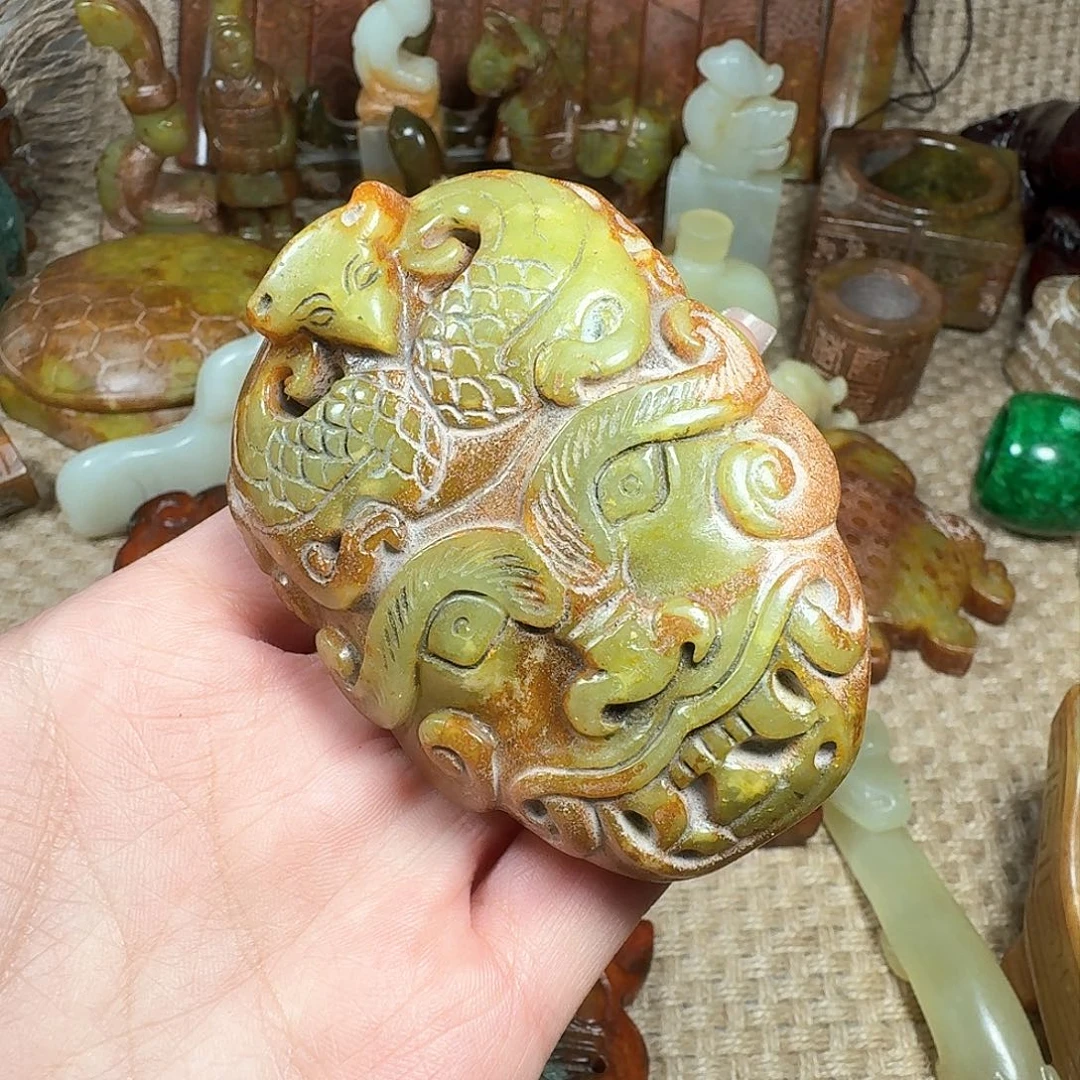 白玉菩提吊坠挂件