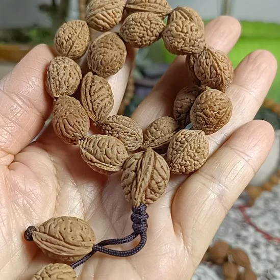 千***丁手串文玩核桃小麦穗纹