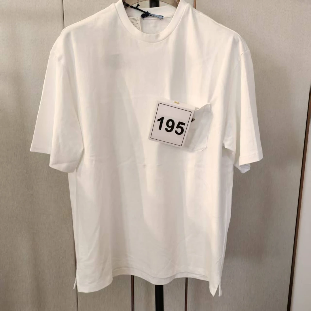 99新 Alexander McQueen/亚历山大·麦昆 麦昆联名口袋铁标T恤 195