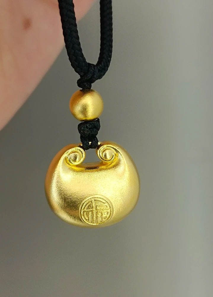 SUNFEEL/赛菲尔②足金999小胖福吊坠精致纪念日礼物推荐